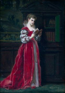 Девушка с книгой.