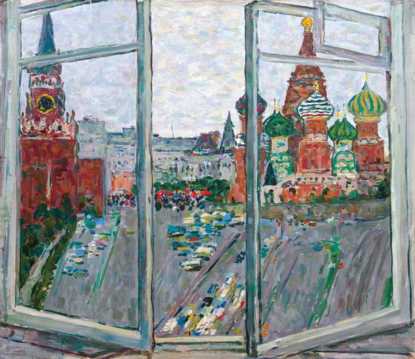 Майское окно. Красная площадь.